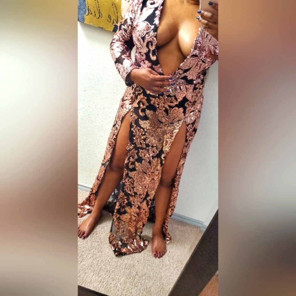 Sequin Formal Gown